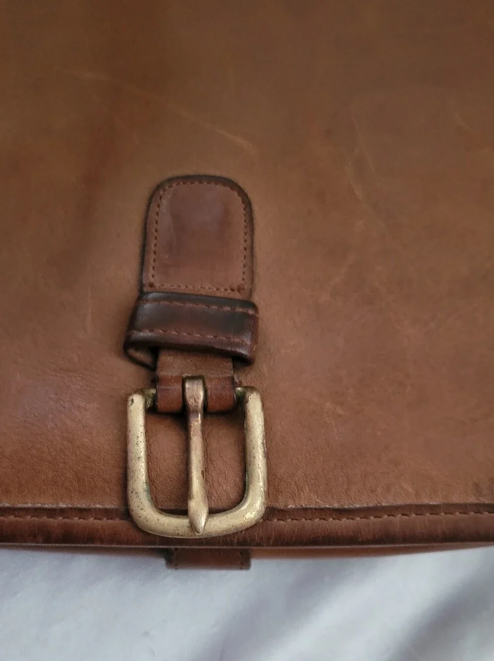 VINTAGE COACH, BONNIE CASHIN ERA, BUCKLE POUCH, ⚓️ ANCHOR MARKED BRASS HARDWARE